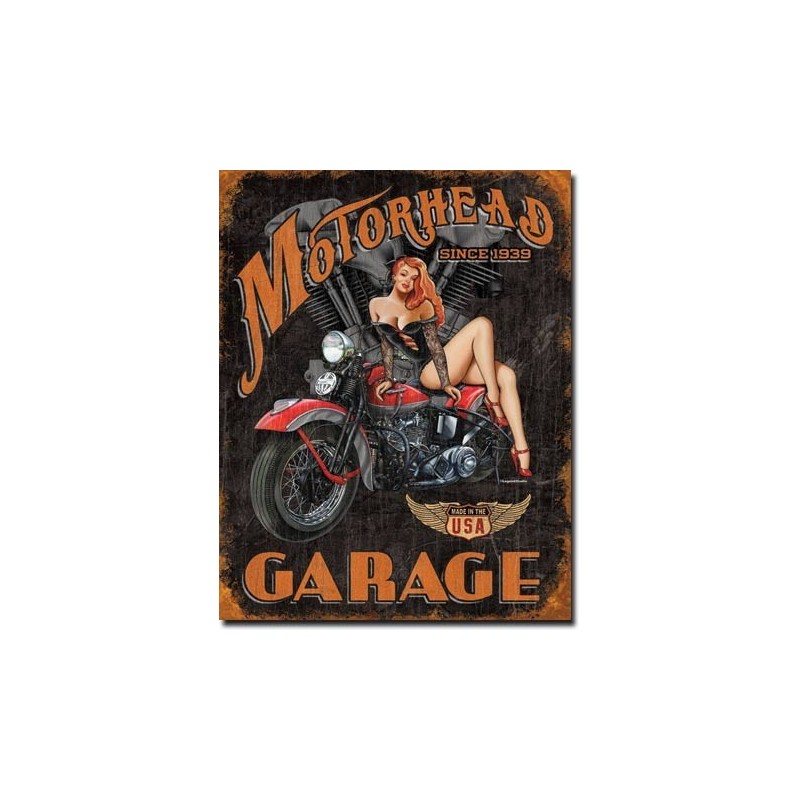 Pin Up Motorhead Garage 